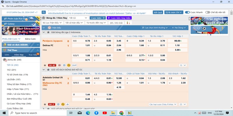 Kèo tài xỉu Bet168vn.vip là gì? Cách chơi cho tân thủ 7 Ví dụ thực tế cược O/U